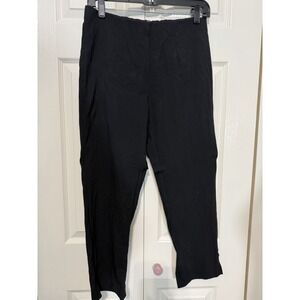 Lior Paris Women's Crop Pants‎ Black Size 6